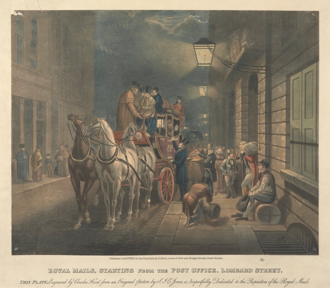 Kraliyet Postaları, Postaneden Başlayarak, Lombard Caddesi by Charles Hunt