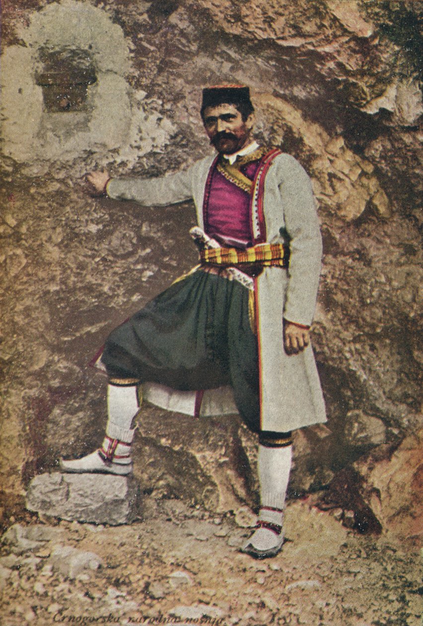 Tatil Kostümlü Bir Karadağlı, c1913 by Charles J. S. Makin