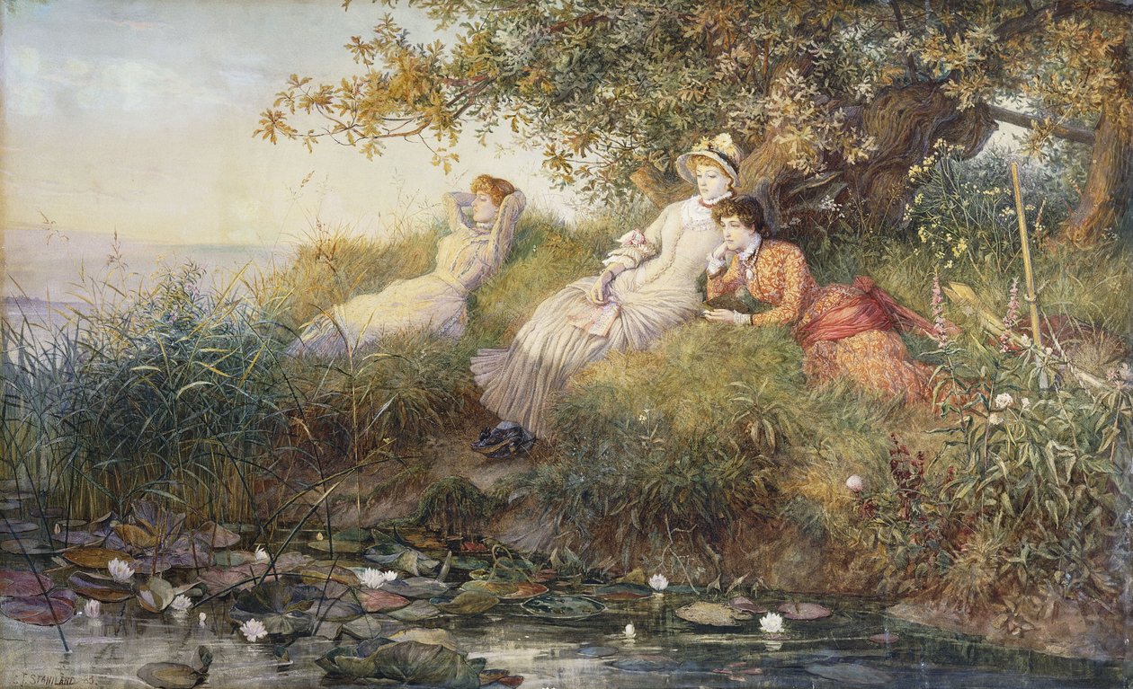 Lotus Yiyenler, 1883 by Charles J. Staniland