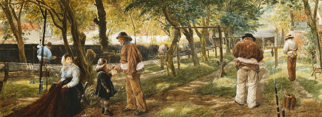 Sicim Yürüyüşü, Lowestoft, 1876 by Charles J. Staniland