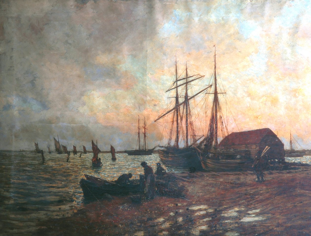 Teknenin dönüşü, Shoreham by Charles James