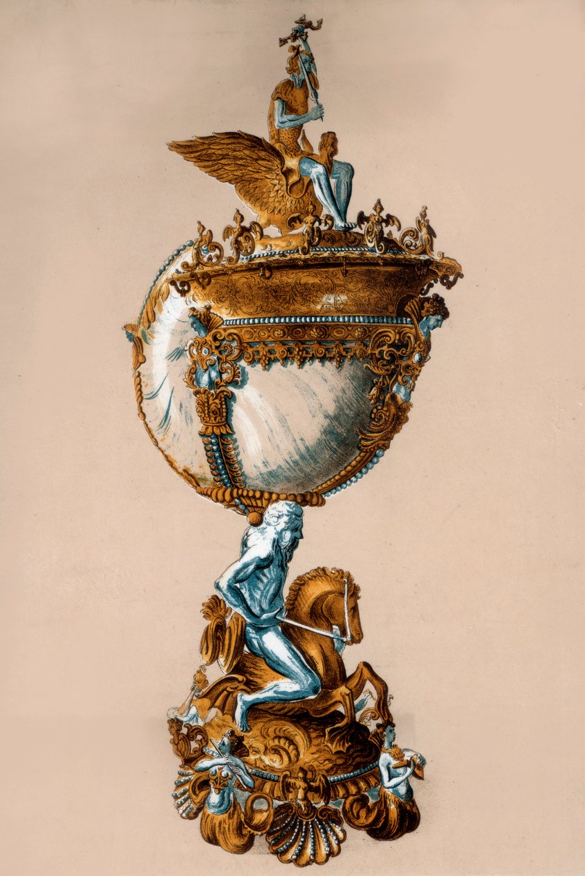 Nautilus kabuğu, 19. yüzyıl. by Charles James Richardson