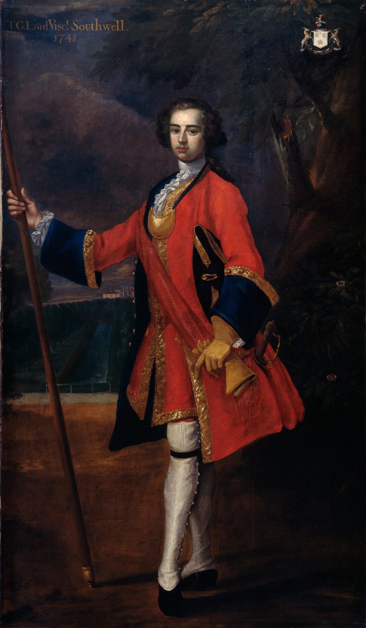 Teğmen Thomas George Southwell, Coldstream Muhafızları, 1739 by Charles Jervas