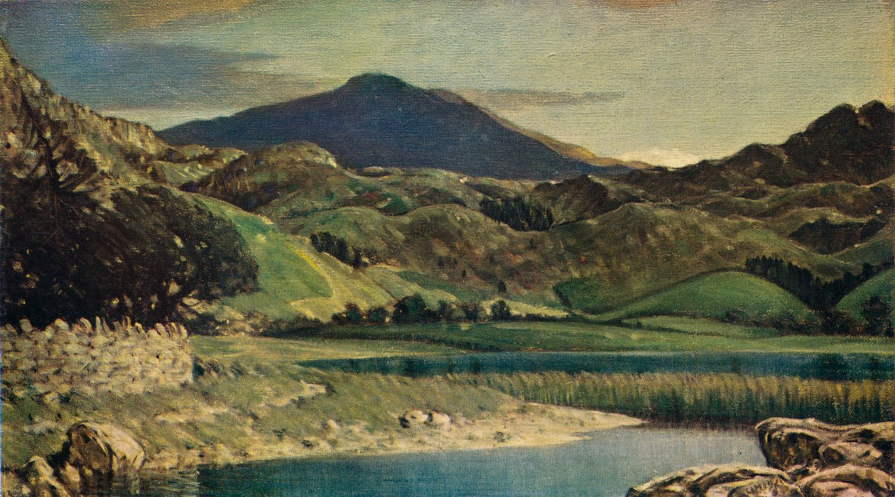 Watendlath Tarn, Keswick yakınlarında, 1919 1931 by Charles John Holmes