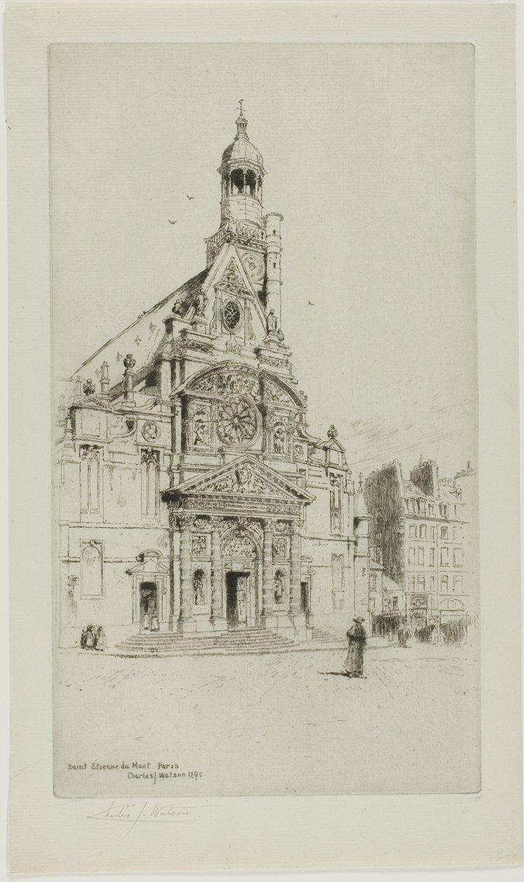 Aziz Etienne du Mont, Paris by Charles John Watson