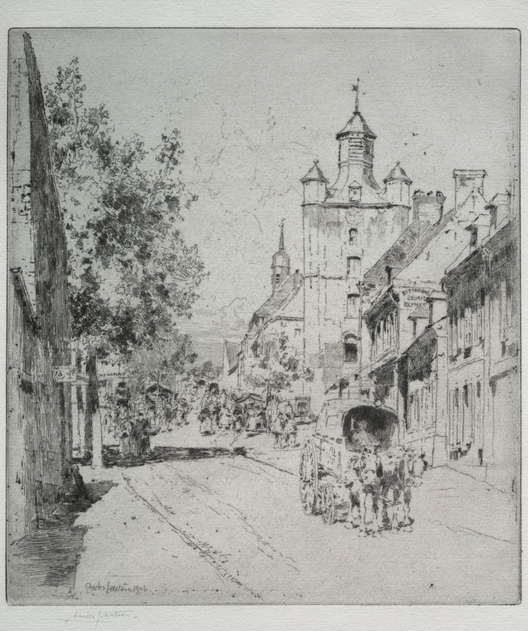 Yürüyüş Kulesi, St. Riquier by Charles John Watson