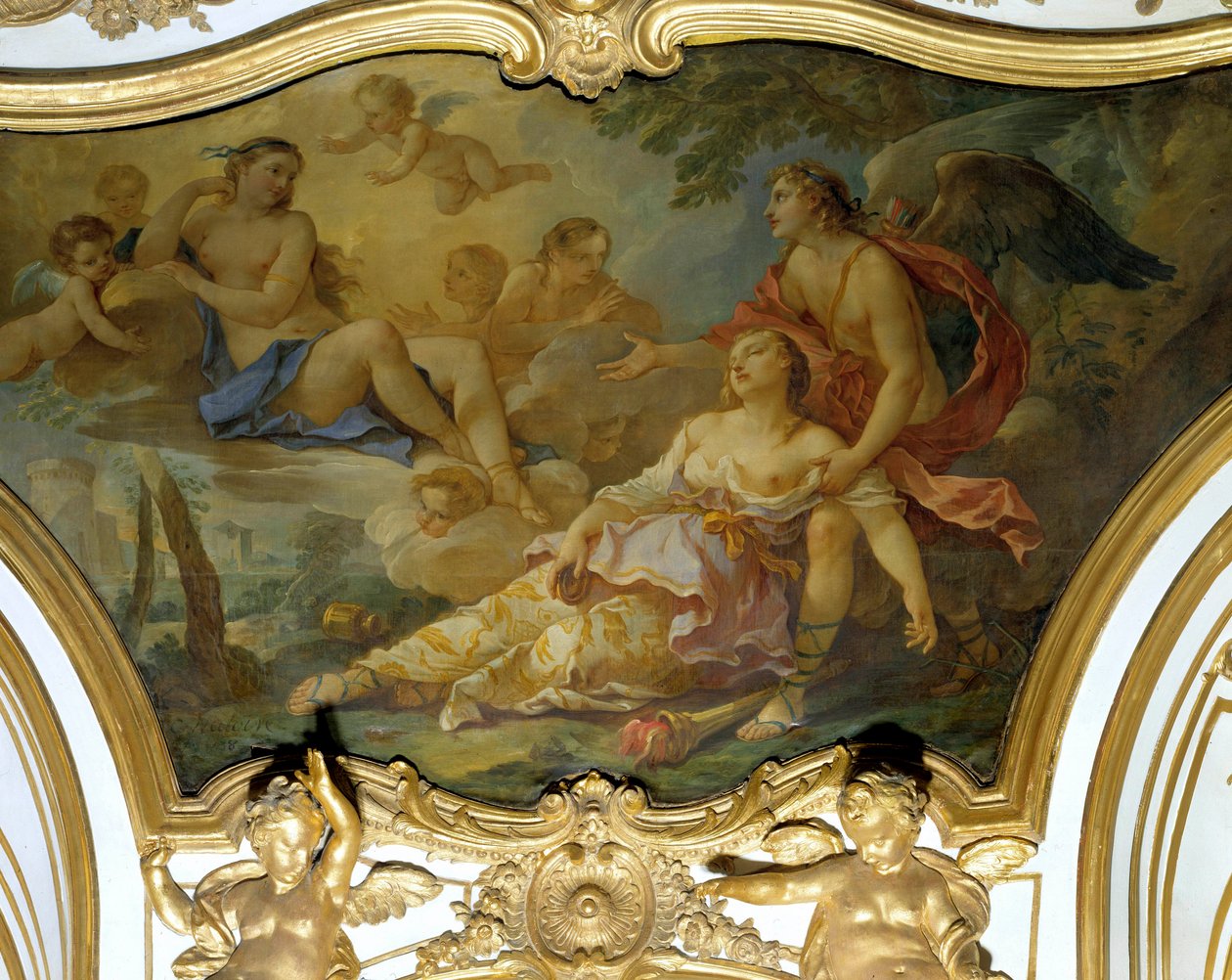 Venüs Tavan tablosu Charles Joseph Natoire