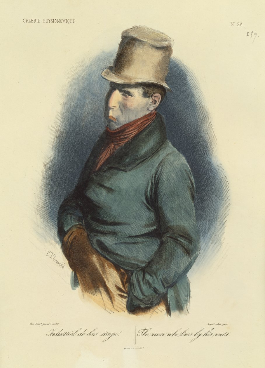 Aklıyla Yaşayan Adam, No.28 Galerie Physionomique