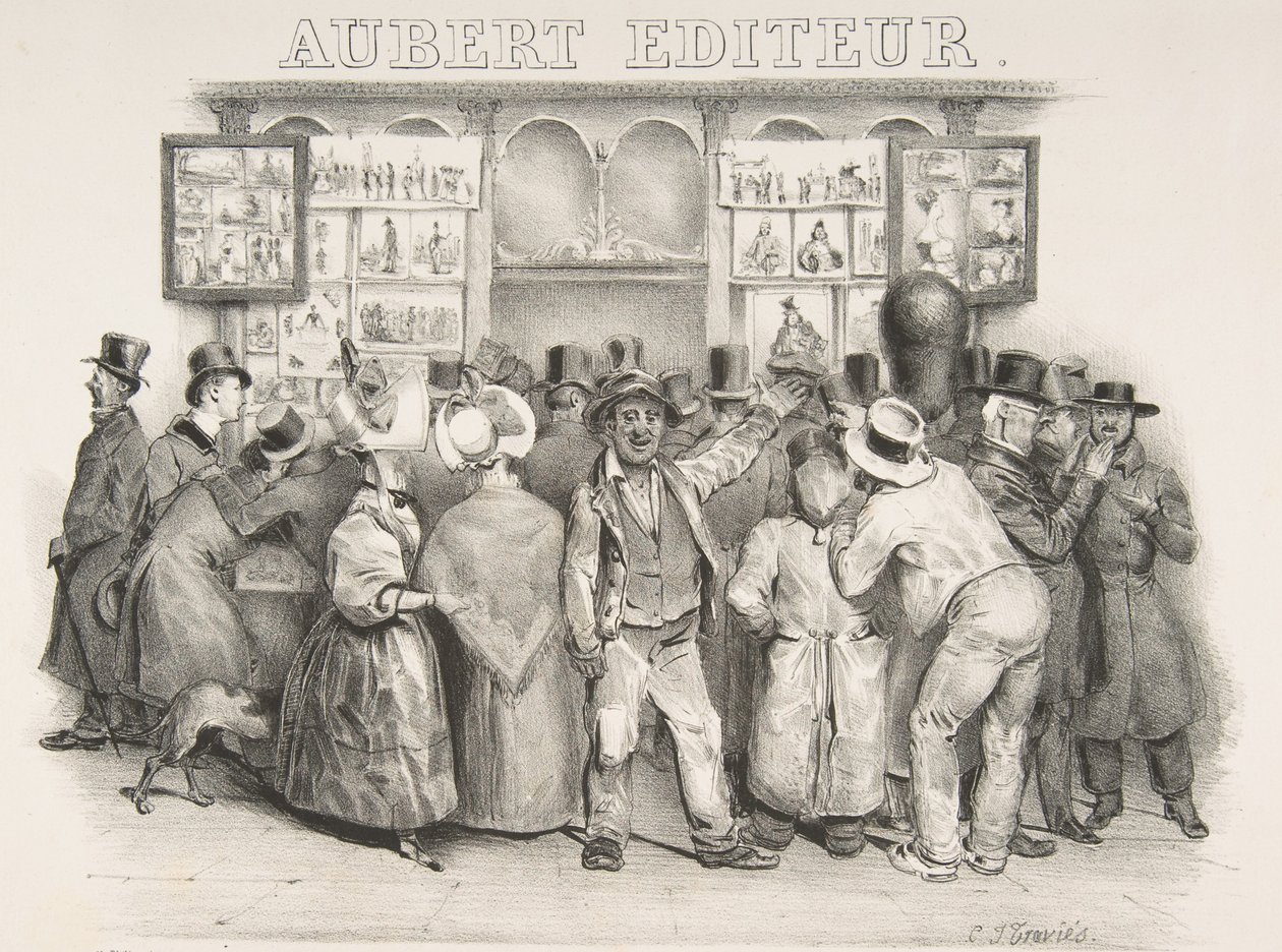 Yayıncı Aubert Hükümetin komik bir görünüme sahip olduğunu kabul etmelisiniz, 1831 by Charles Joseph Traviès de Villers