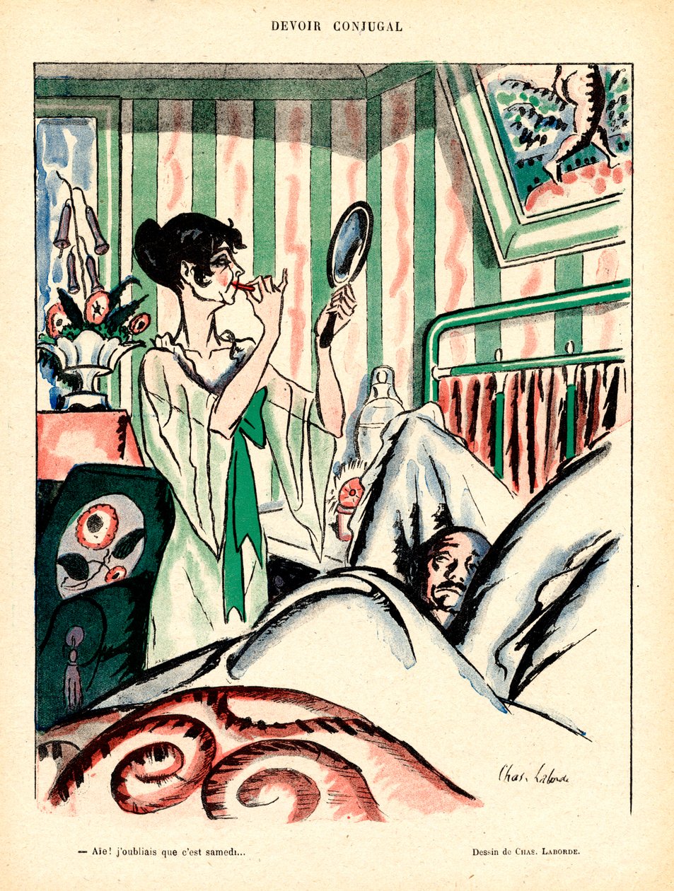 Kırmızı Kahkaha, Renklerde Hiciv by Charles Laborde