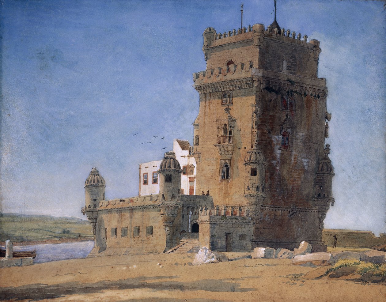 Belem Kulesi, c. 1825-6 by Charles Landseer