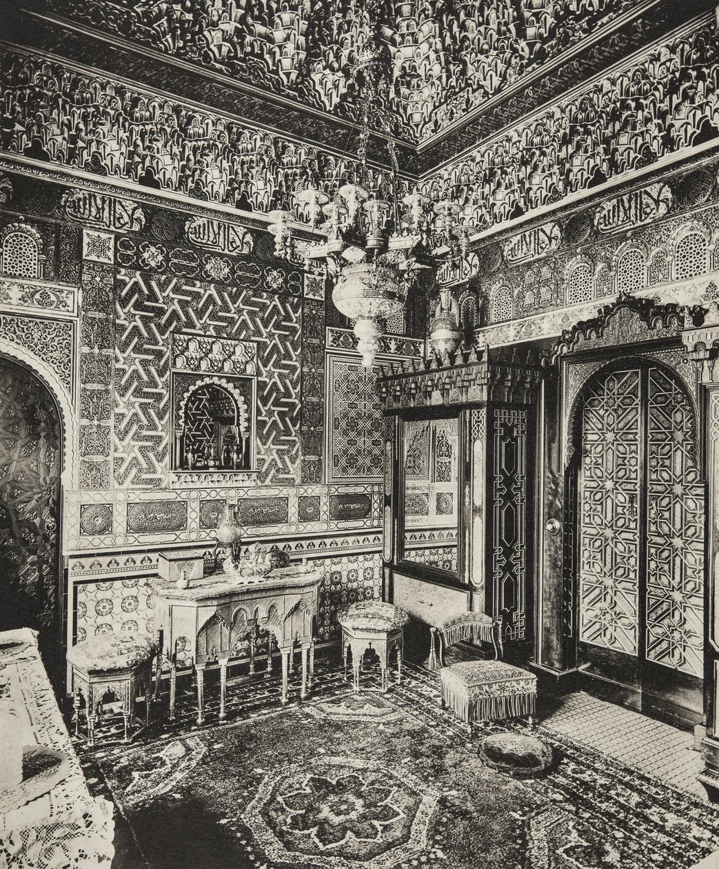 Soyunma odası, Franks Hall, Horton Kirby, Kent, 1894 by Charles Latham