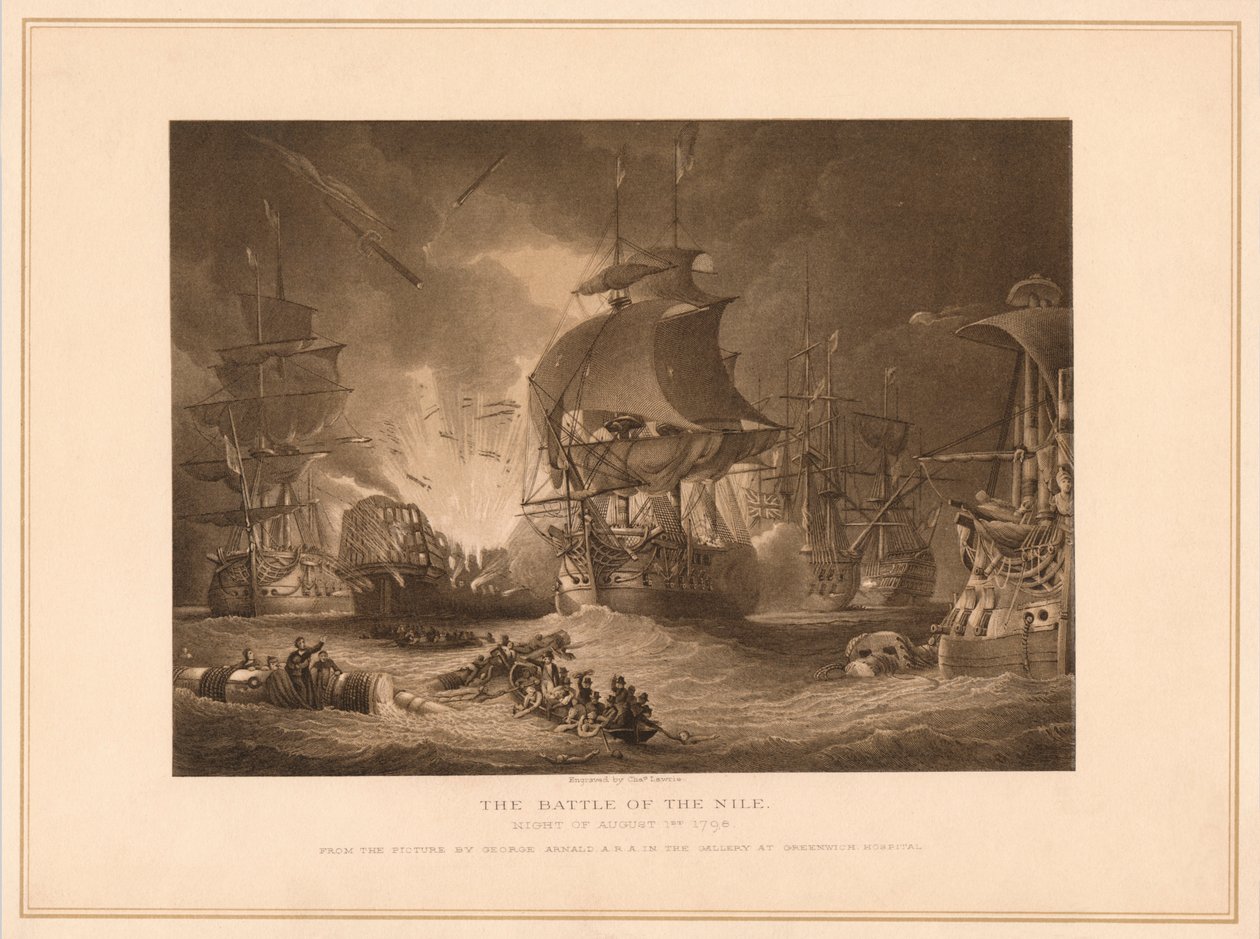 Nil Savaşı, 1798 1878 by Charles Lawrie