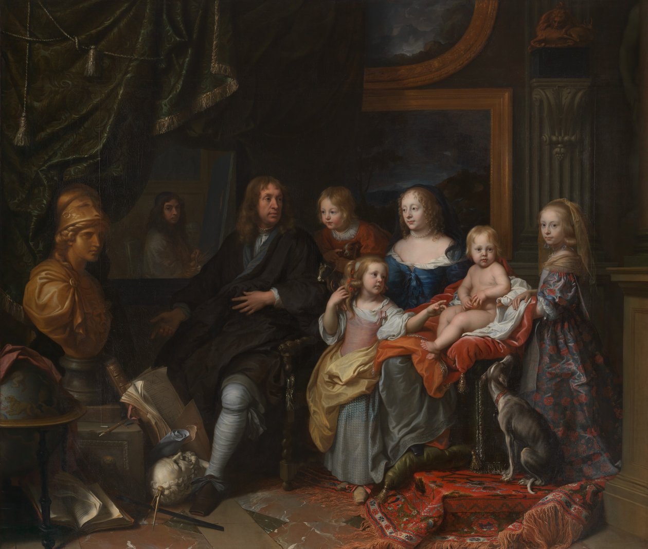 Everhard Jabach 1618-1695 ve Ailesi, yaklaşık. 1660. by Charles Le Brun