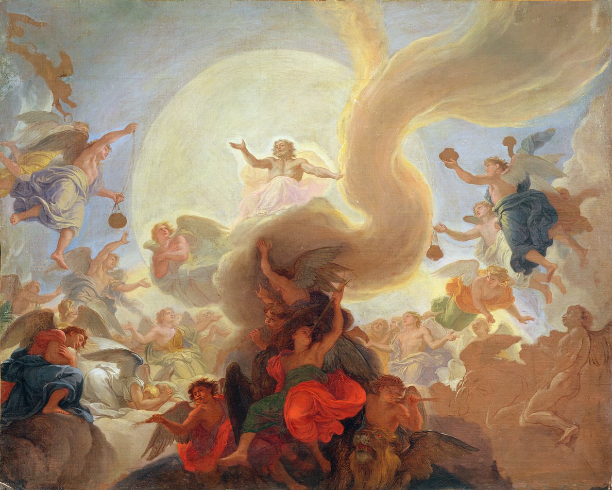 Hosanna (Versay Şapeli için tavan projesi) by Charles Le Brun
