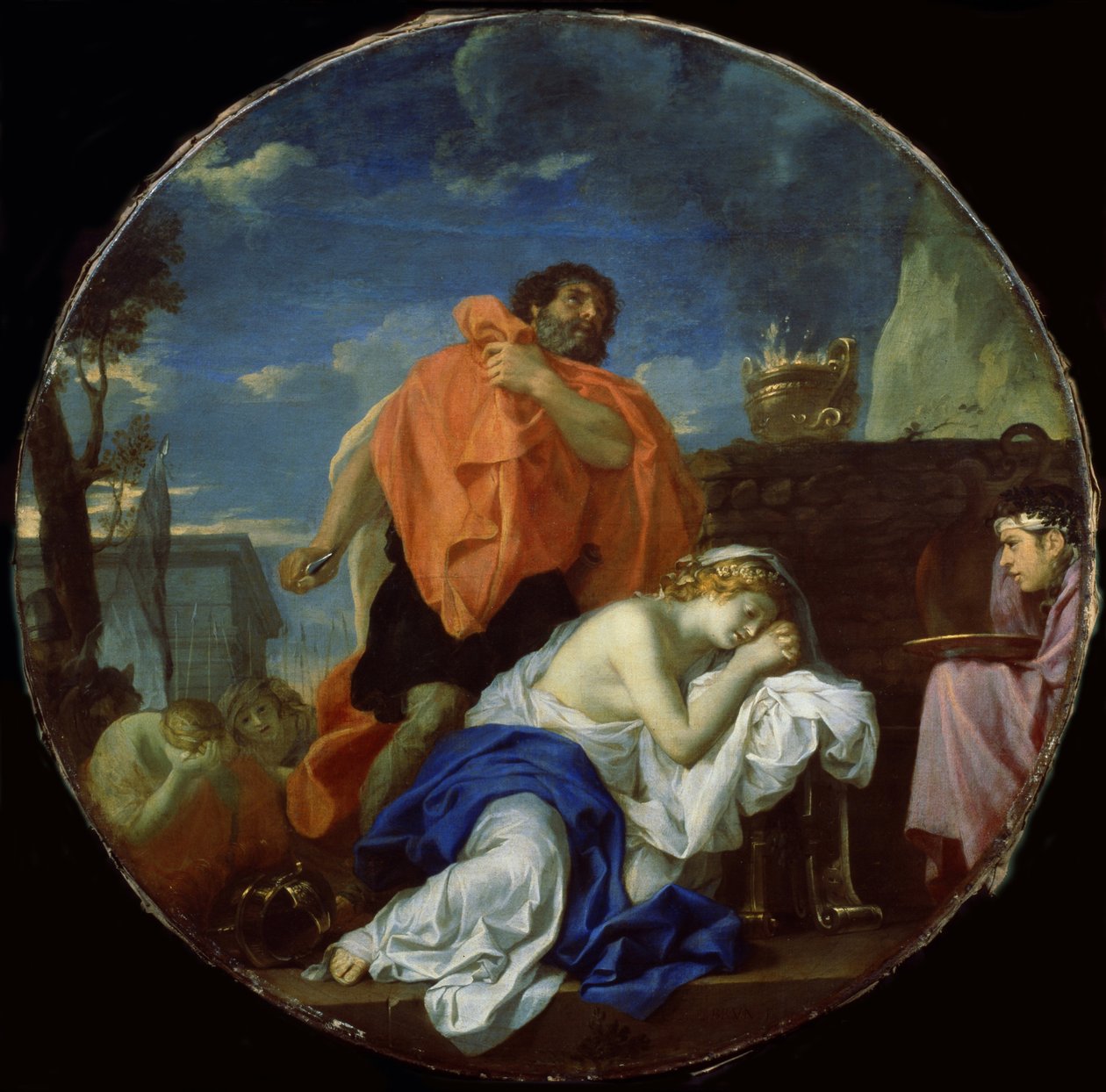 Jephthahs Kurban by Charles Le Brun