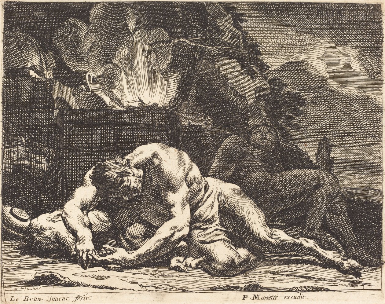 Nox (Gece) by Charles Le Brun