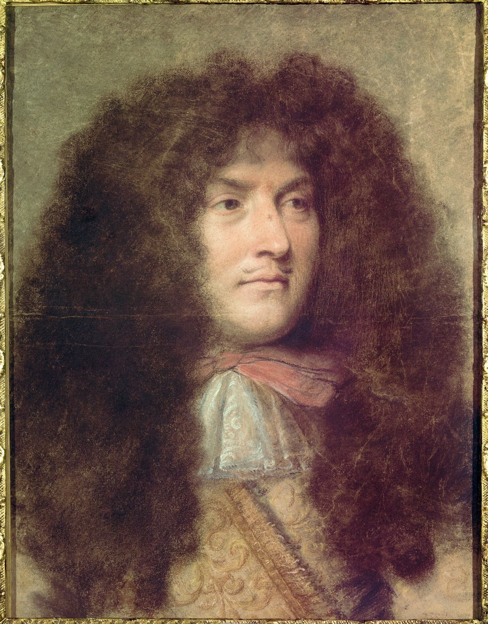 Louis XIV (1638 - 1715) genç portresi. Charles Lebrun