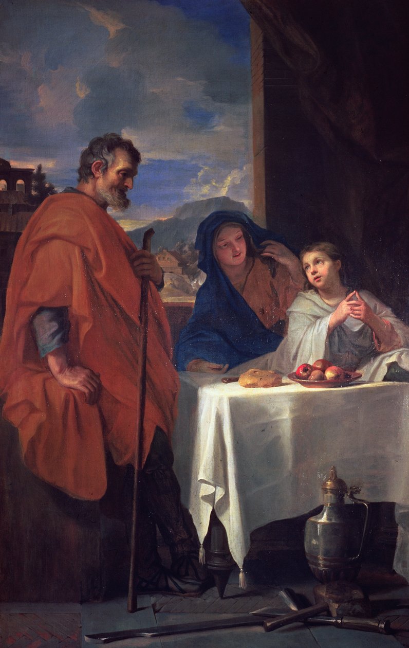Kutsal Aile veya Grace by Charles Le Brun