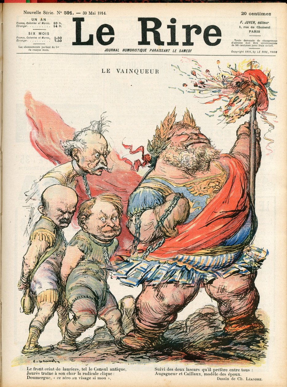 Renklerde Hiciv “Le Lire” Kapağı by Charles Leandre