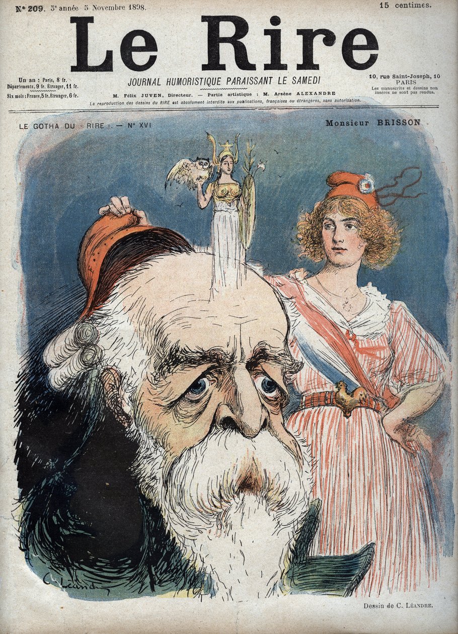 Eugene Henri Brisson (1835-1912), Fransız avukat, gazeteci ve politikacı - Marianne, Bresson