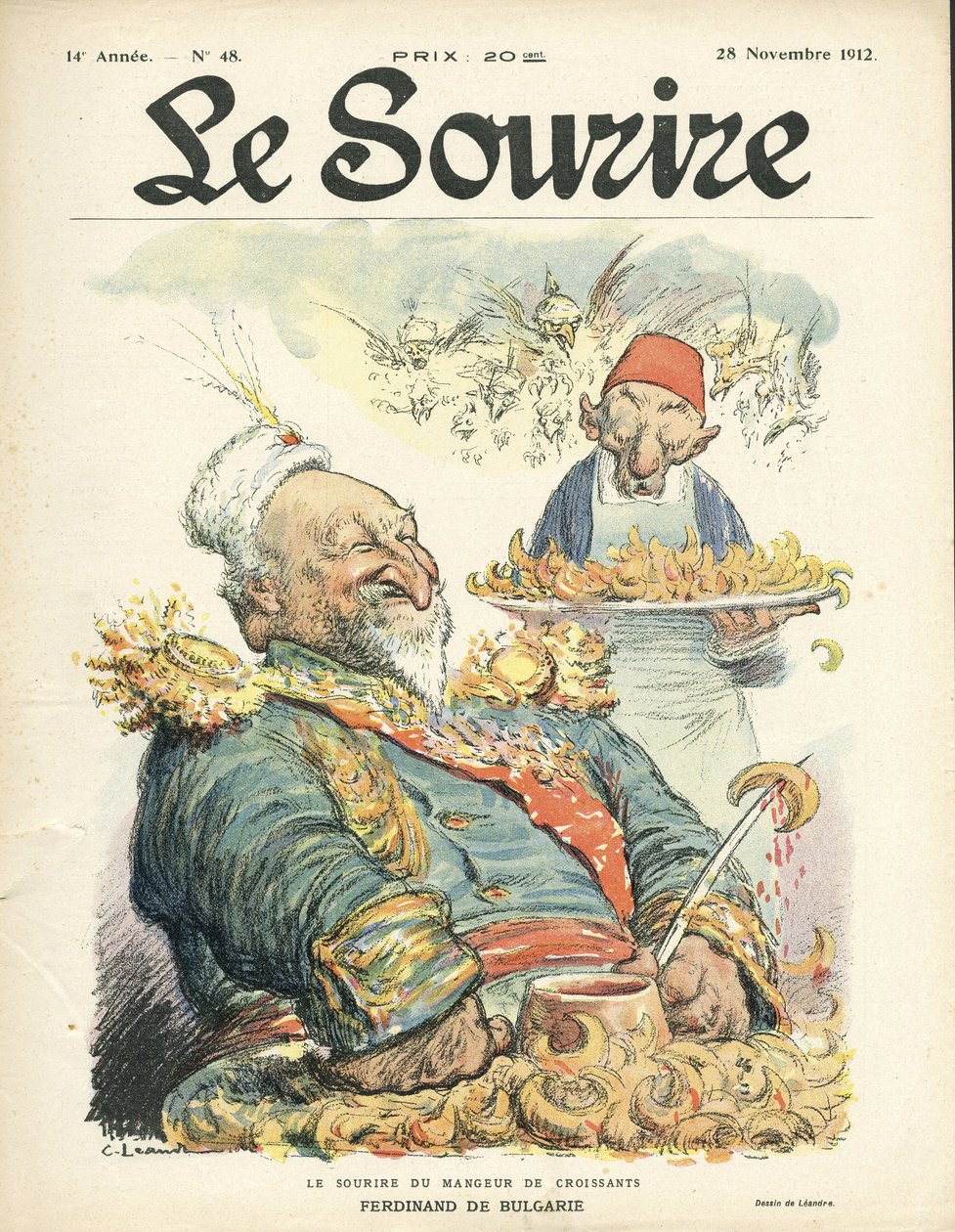 Charles Leandre (1862-1934) tarafından Le Smile