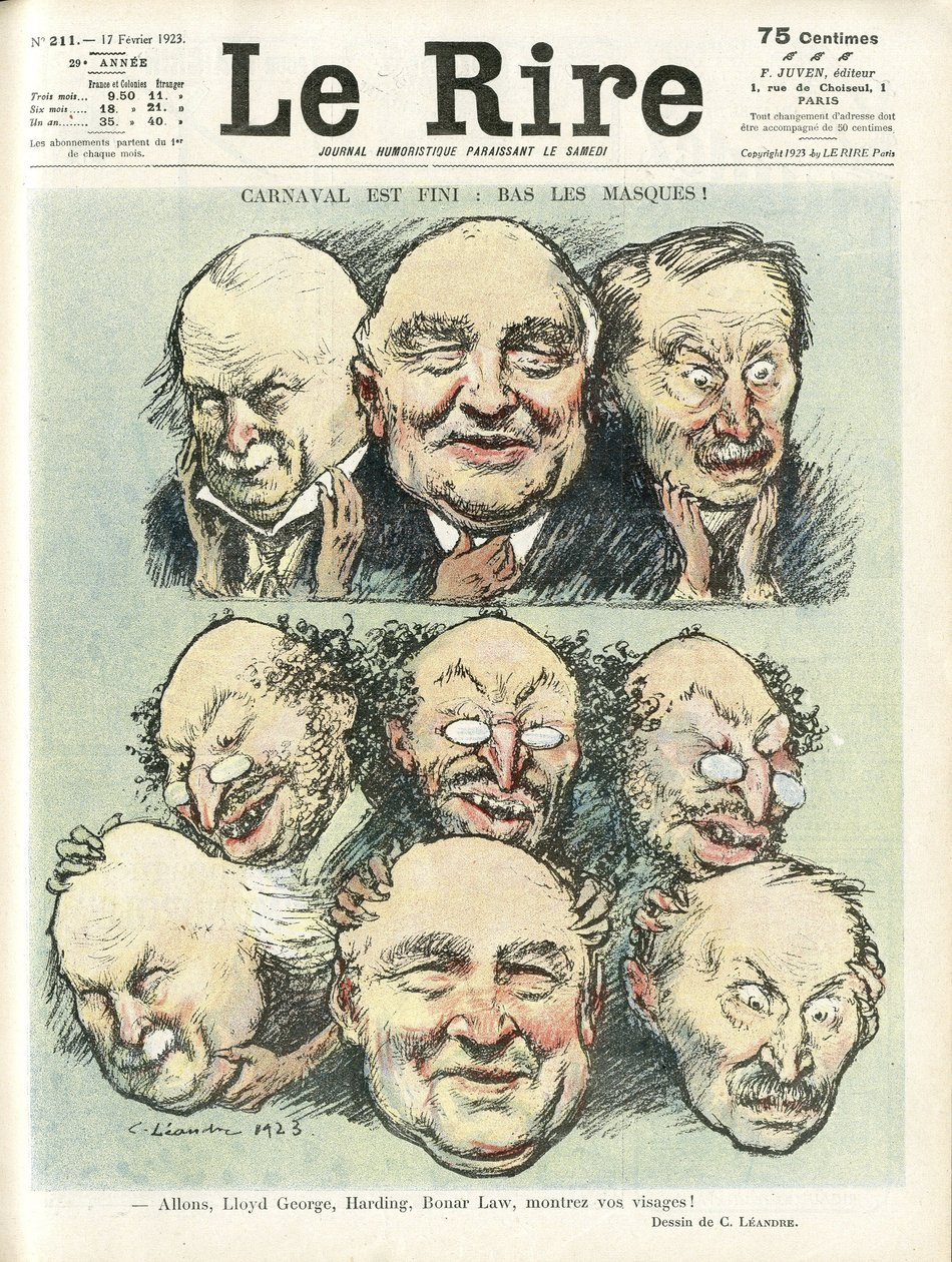 Le Rire Kapağı için Charles Leandre (1862-1934) çizimi by Charles Leandre