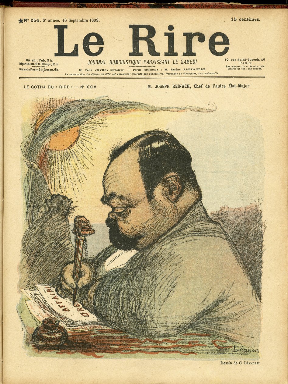 Le Rire Kapağı için Charles Leandre (1862-1934) çizimi by Charles Leandre