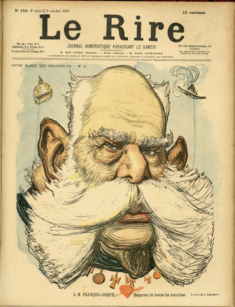 Le Rire Kapağı için Charles Leandre (1862-1934) çizimi by Charles Leandre