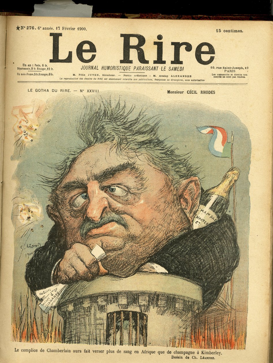Le Rire Kapağı için Charles Leandre (1862-1934) çizimi by Charles Leandre