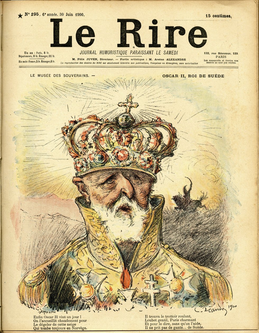 Le Rire Kapağı için Charles Leandre (1862-1934) çizimi by Charles Leandre