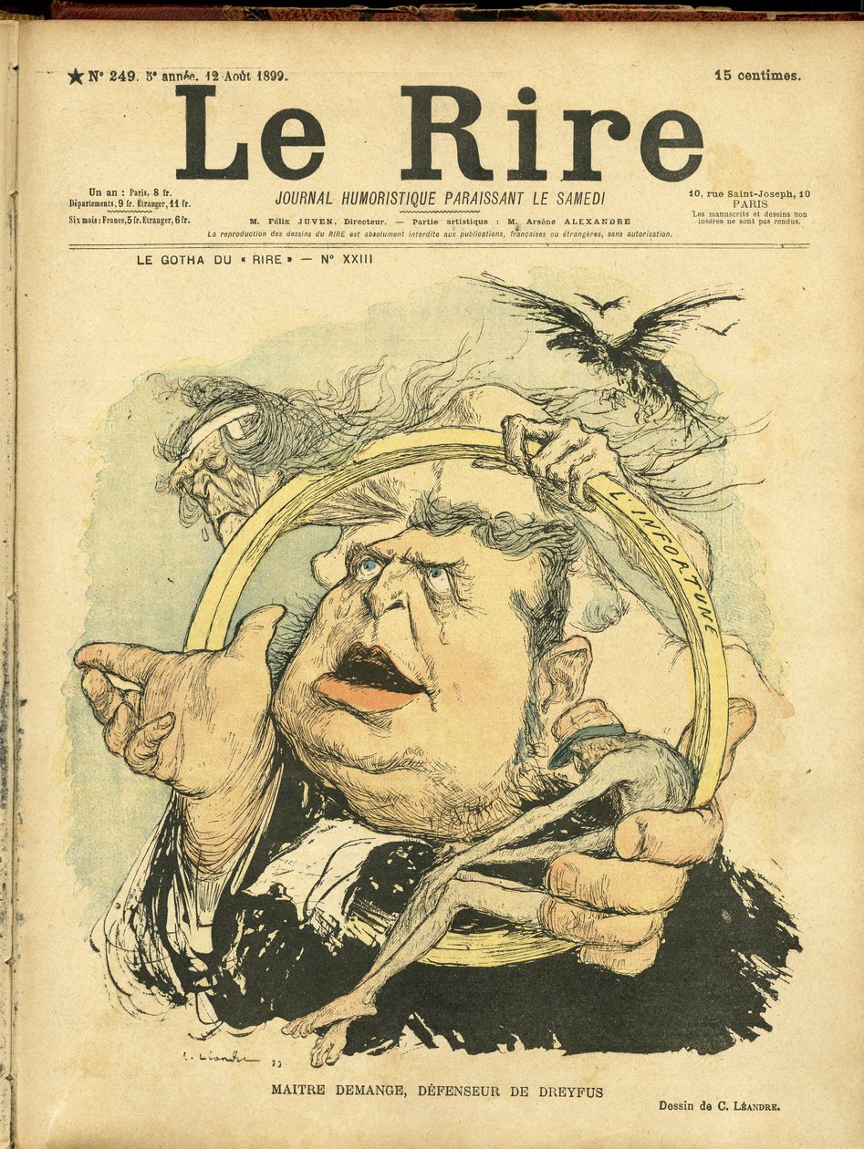 Le Rire Kapağı için Charles Leandre (1862-1934) çizimi by Charles Leandre