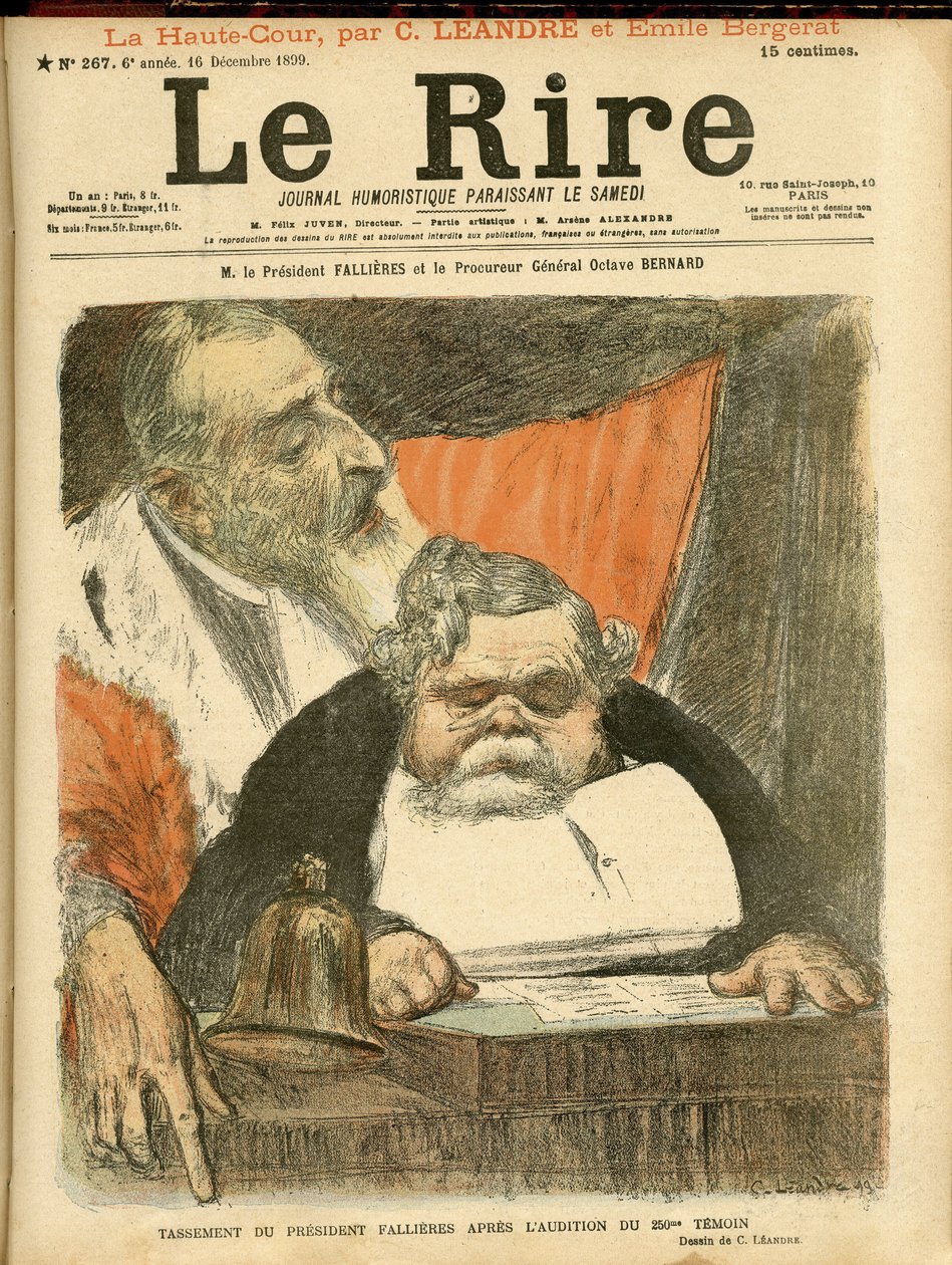 Le Rire Kapağı için Charles Leandre (1862-1934) çizimi by Charles Leandre