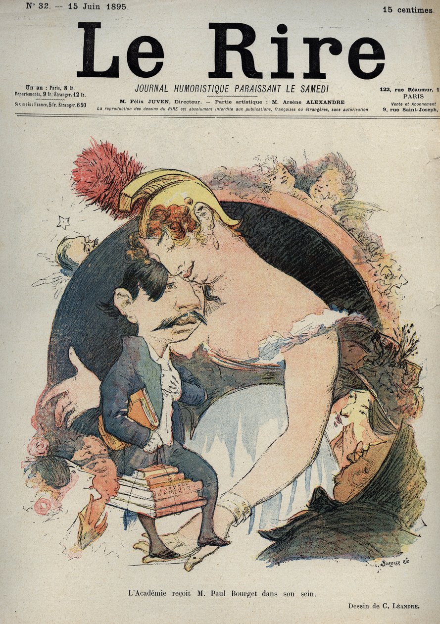 Paul Bourget (1852-1935) Fransız yazar - L