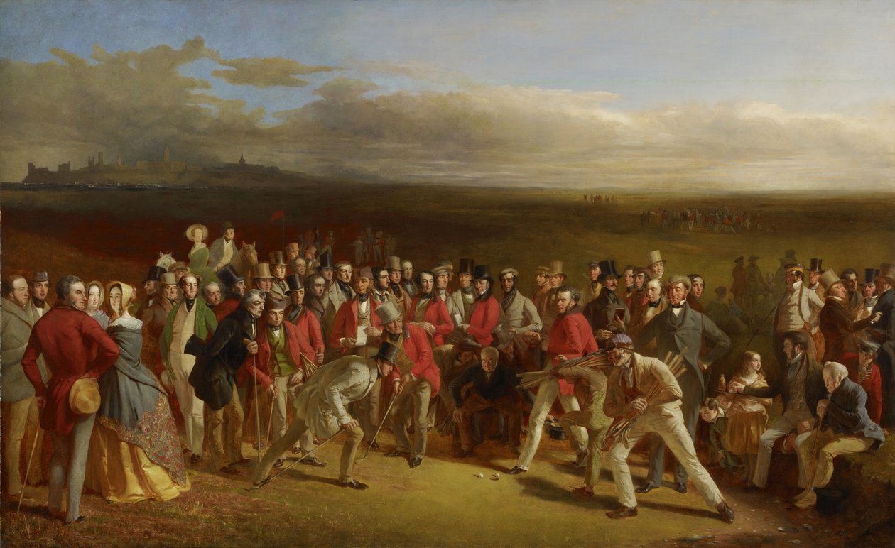 Golfçüler, 1847 by Charles Lees
