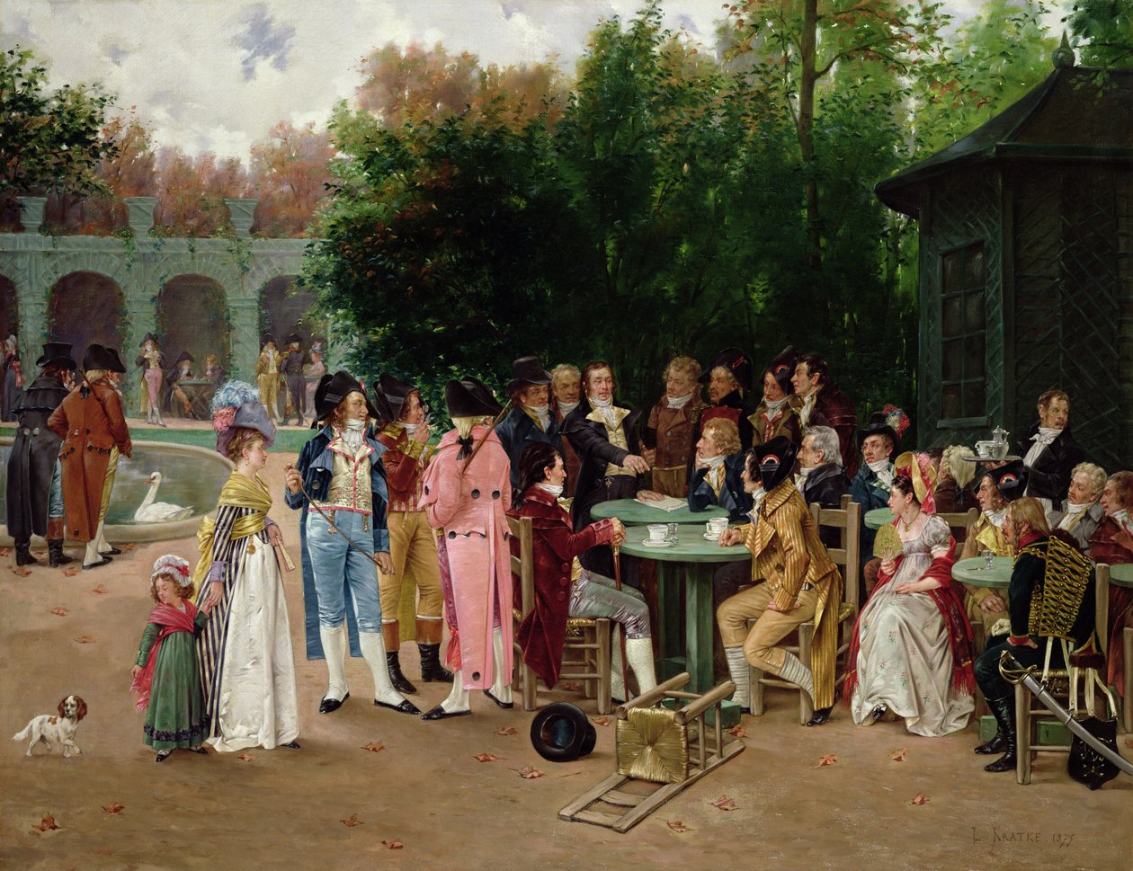 Dikkatli Bir Seyirci by Charles Louis Kratke
