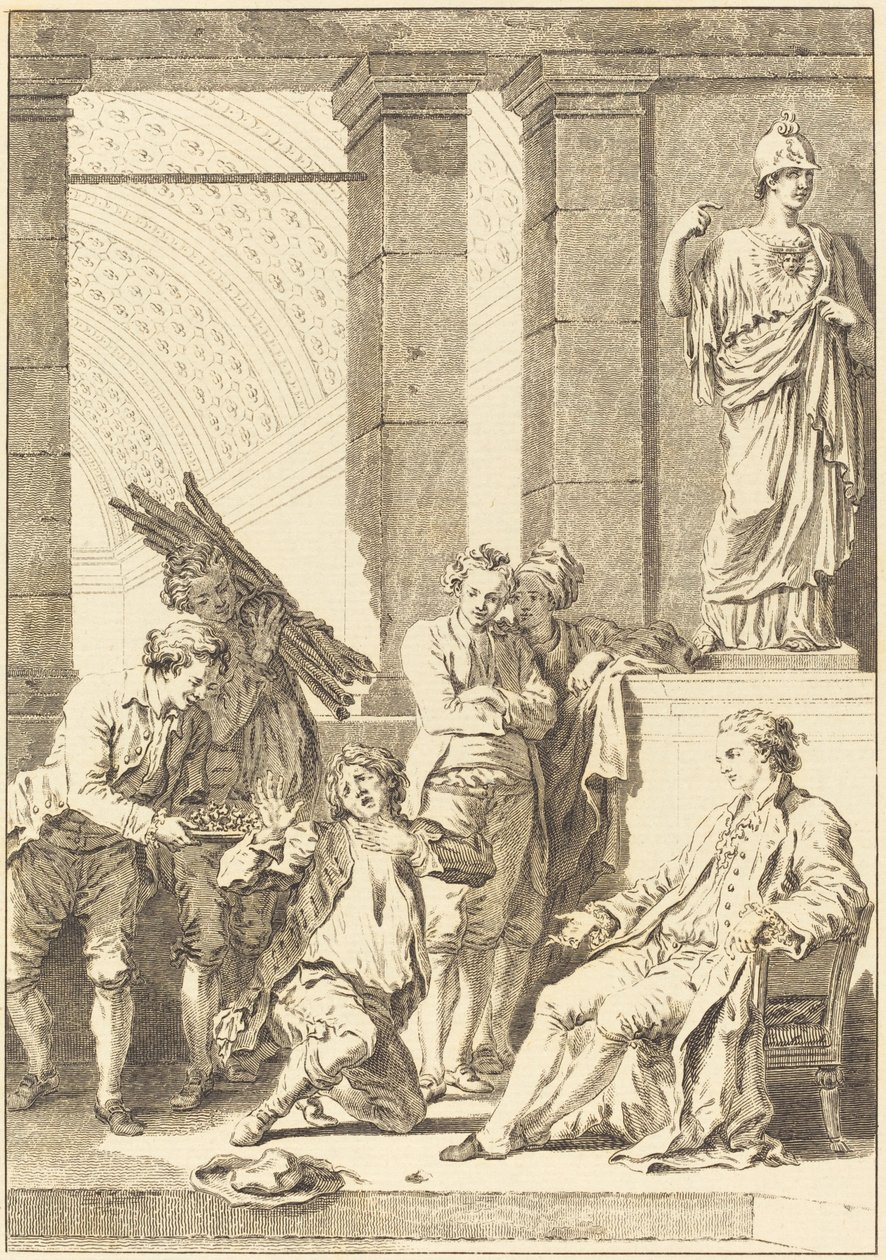 köylü by Charles Louis Lingée after Jean Honoré Fragonard