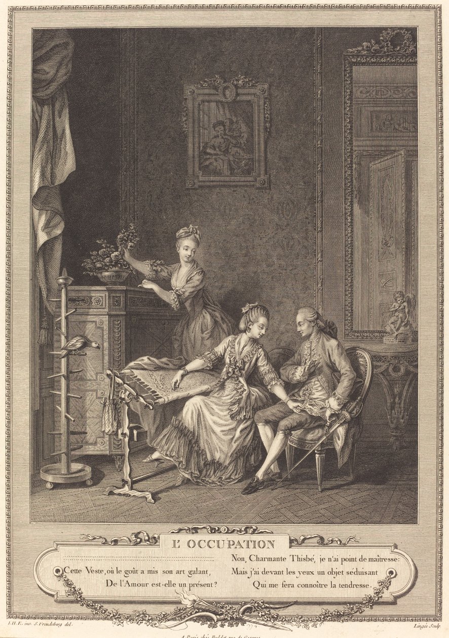 meslek by Charles Louis Lingée after Sigmund Freudenberger