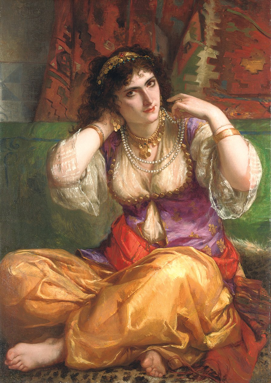 Odalık by Charles Louis Lucien Muller