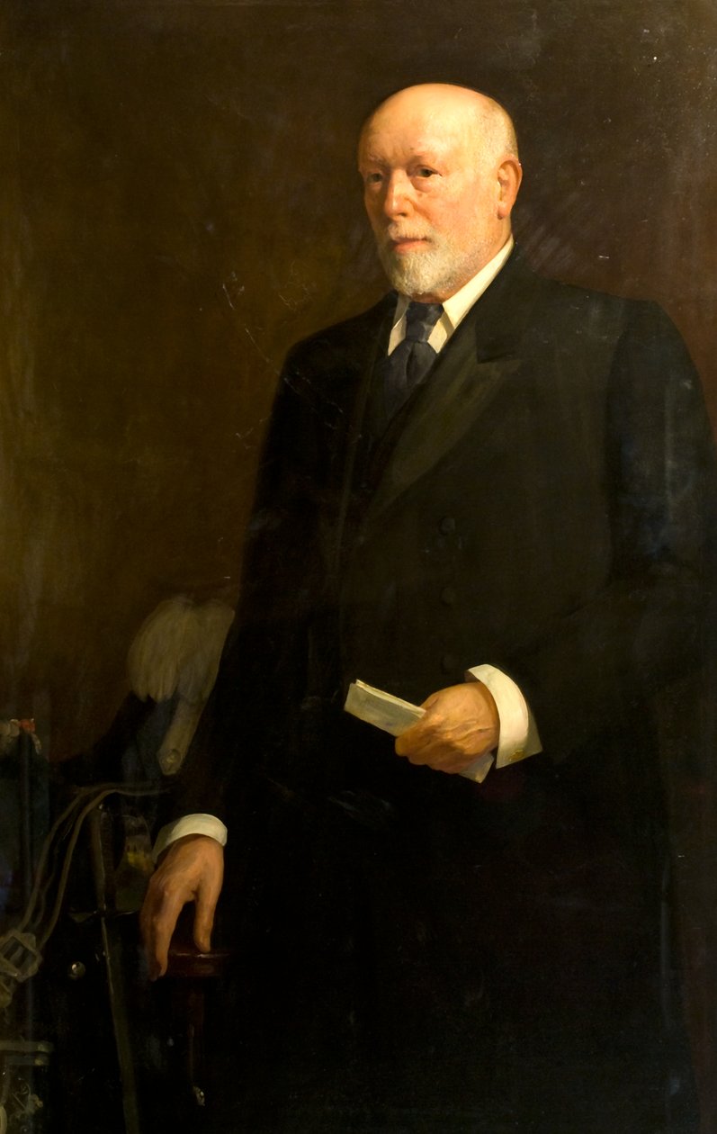 David Dewar, c.1909 (tuval üzerine yağlı boya) by Charles Louis Mitchell