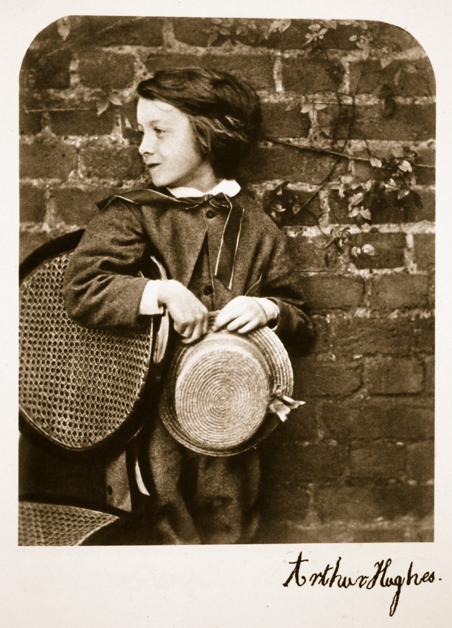 Arthur Hughes, Jr, 12 Ekim 1863 (sepya fotoğrafı) by Charles Lutwidge Dodgson