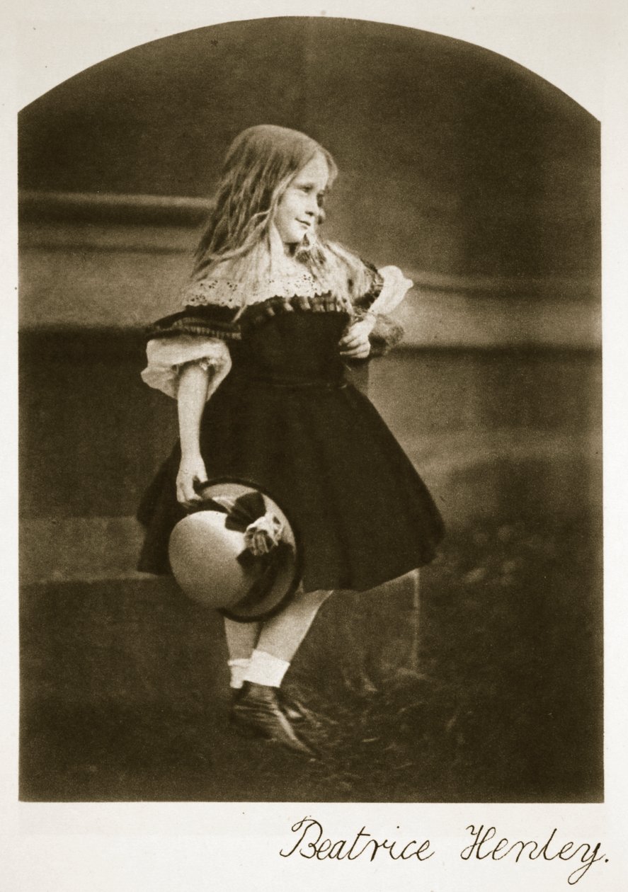 Beatrice Henley, Eylül 1862 (sepya fotoğrafı) by Charles Lutwidge Dodgson