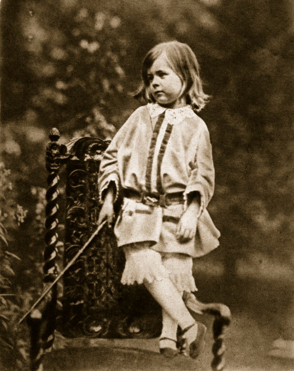 Hallam Tennyson 28 Eylül 1857 (sepya fotoğrafı) by Charles Lutwidge Dodgson