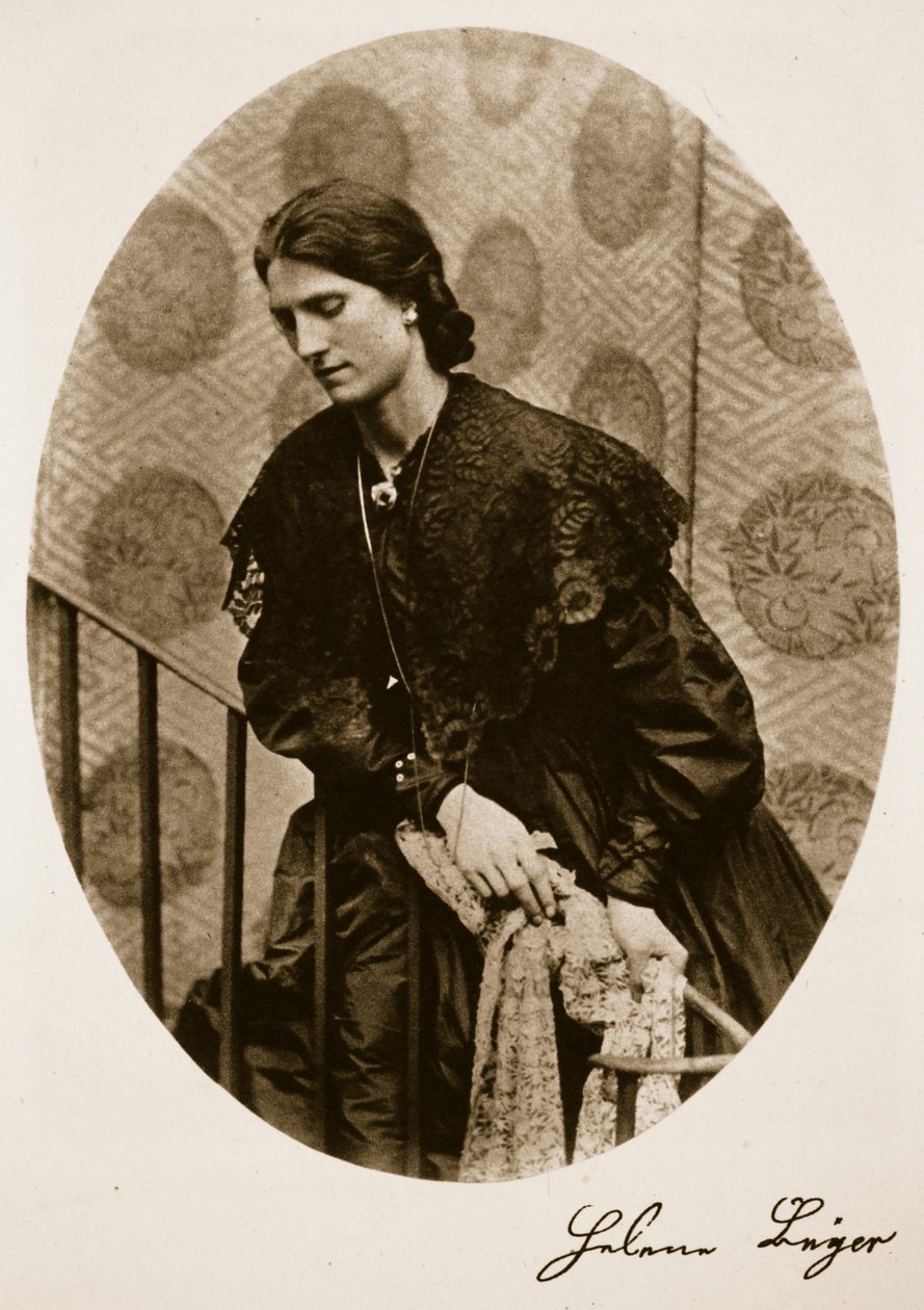 Helen Beyer, 9 Ekim 1863 (sepya fotoğrafı) by Charles Lutwidge Dodgson
