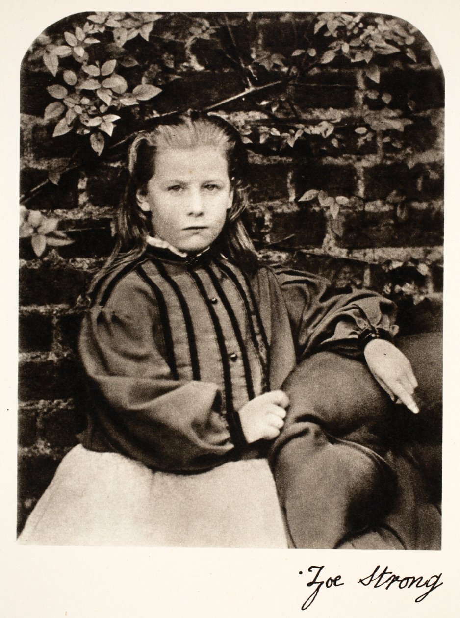Zoe Strong, 10 Ekim 1863 (sepya fotoğrafı) by Charles Lutwidge Dodgson