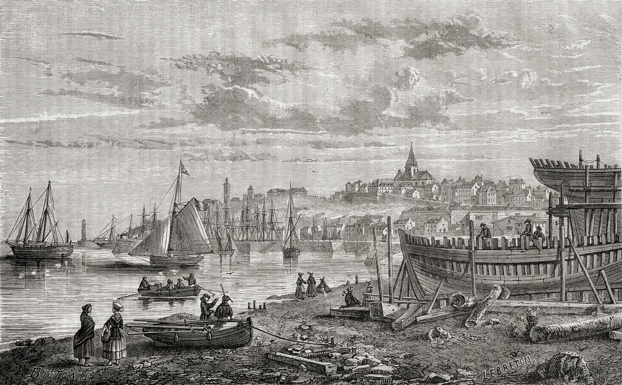 Granville, Fransa, 18. yüzyılda, Louis Blanc tarafından 