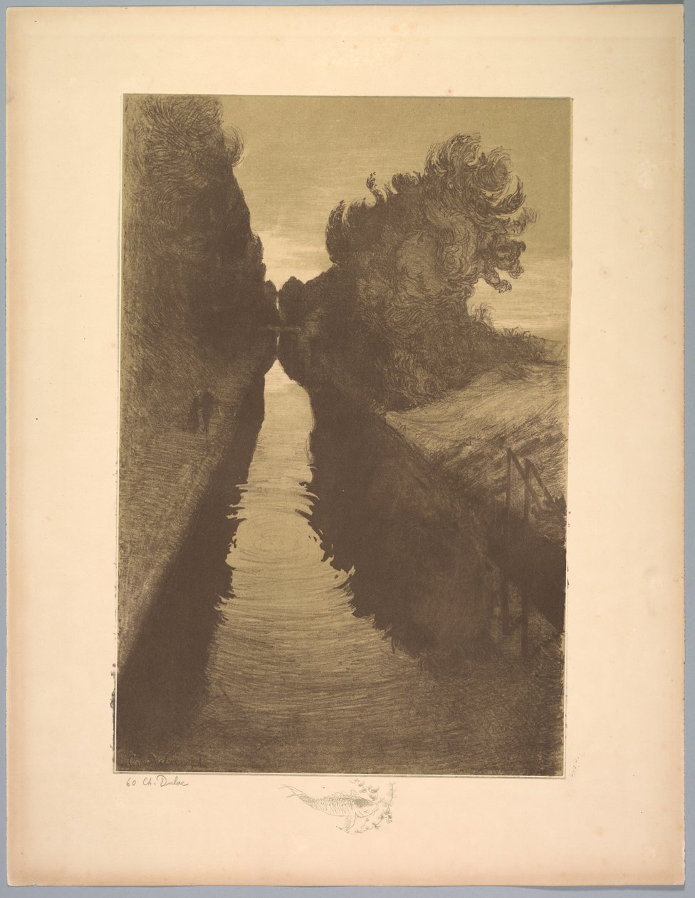 Manzara Takımı: Manzara, Levha 1, Not, Bir Balık, 1892-1893. by Charles Marie Dulac