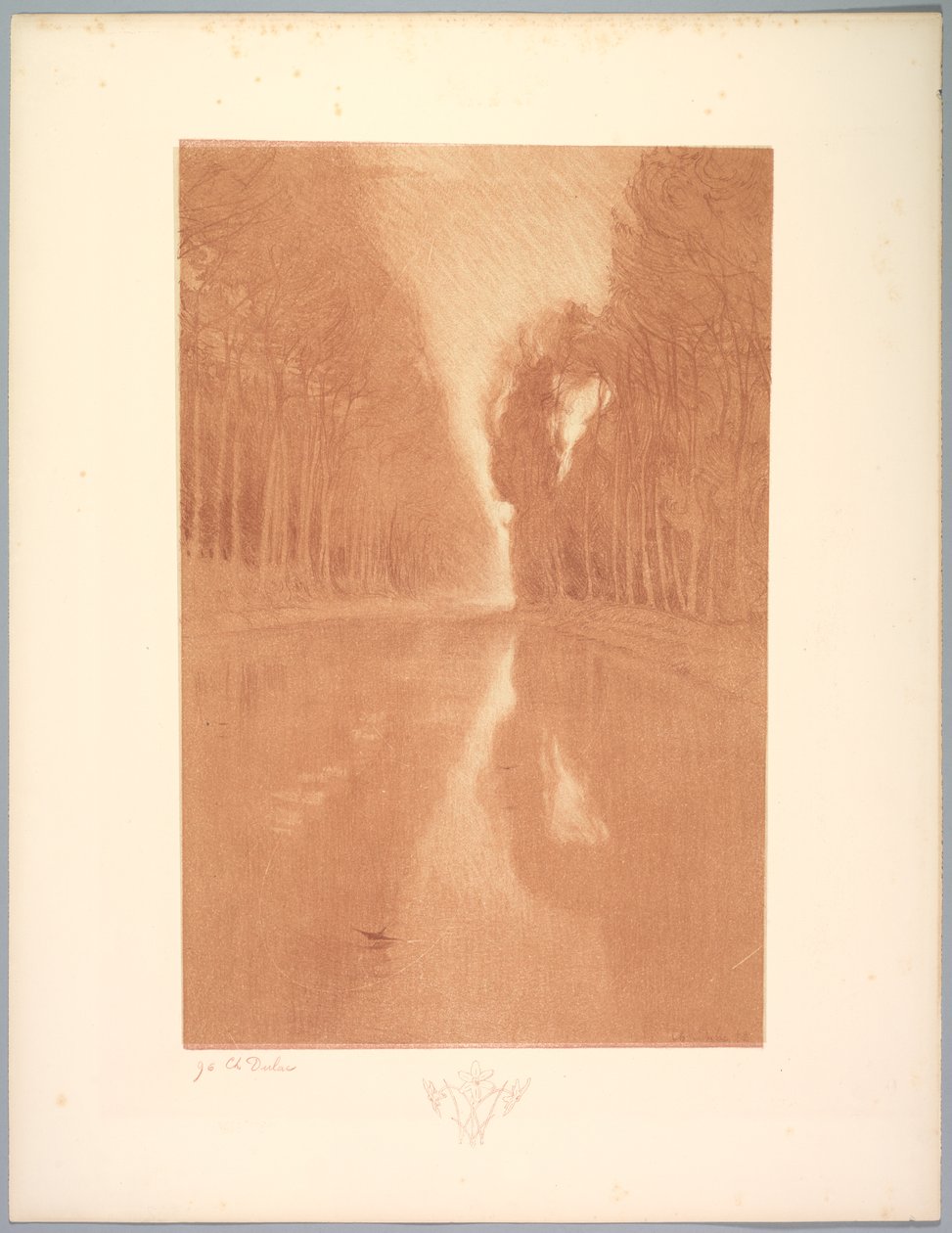 Manzara Süiti: Manzara, Plaka 2, Not, Yıldız Çiçekleri, 1892-1893. by Charles Marie Dulac