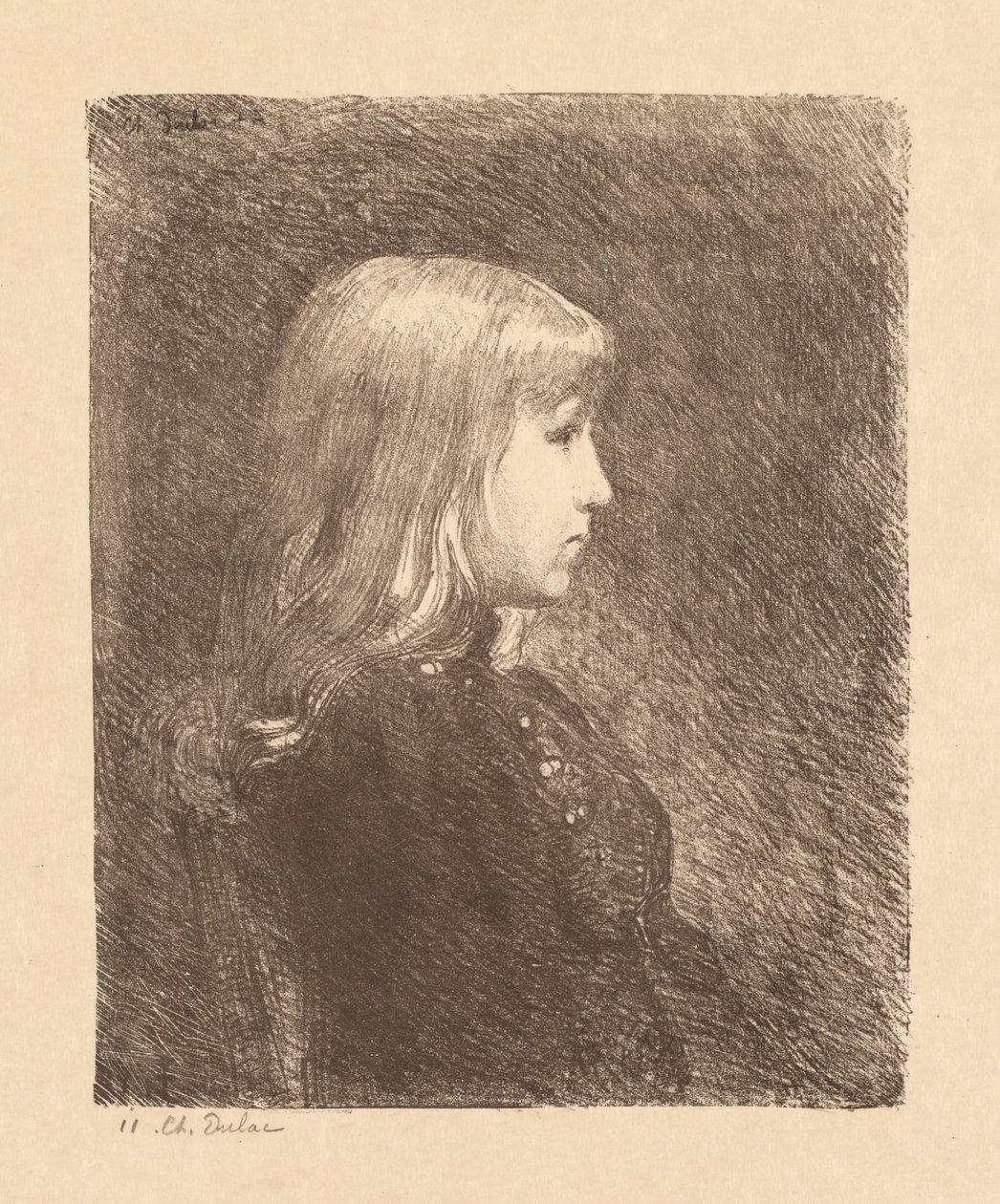 Genç Bayan Genç Kız, 1892. by Charles Marie Dulac