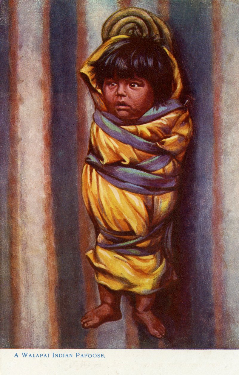 Bir Walapai çocuğu by Charles Marion Russell
